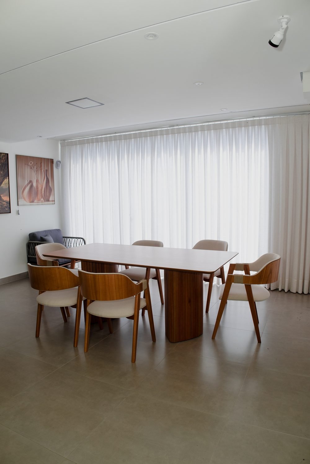 Sala de jantar em exposição