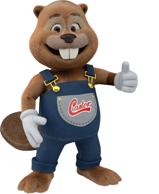 Mascote da Loja Exclusiva Castor